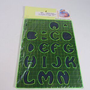 Stencil FISKARS “Shape Template” LETTERS #2